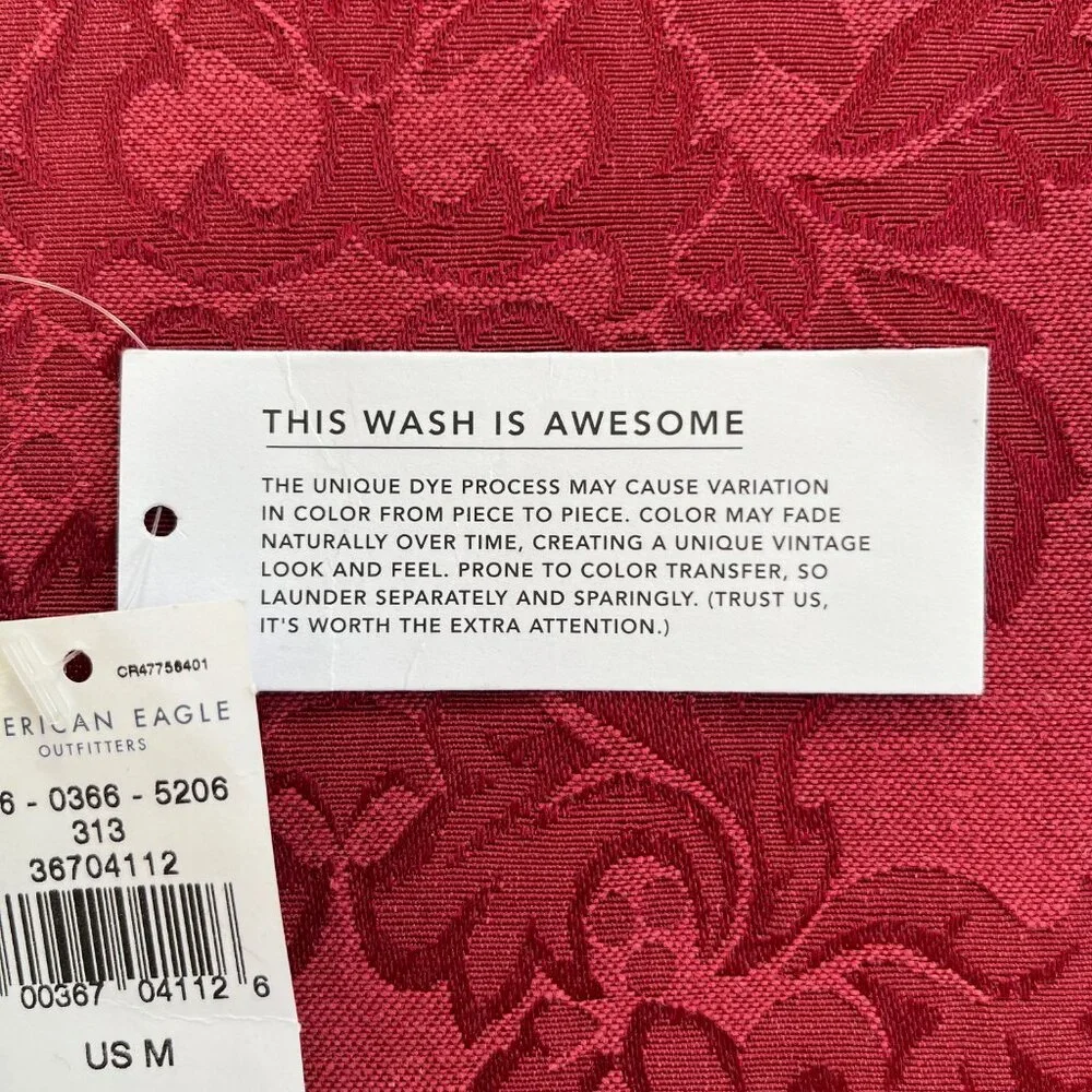 American Eagle Cotton Ruffle Crop Tank Top Medium - Picture 13 of 14